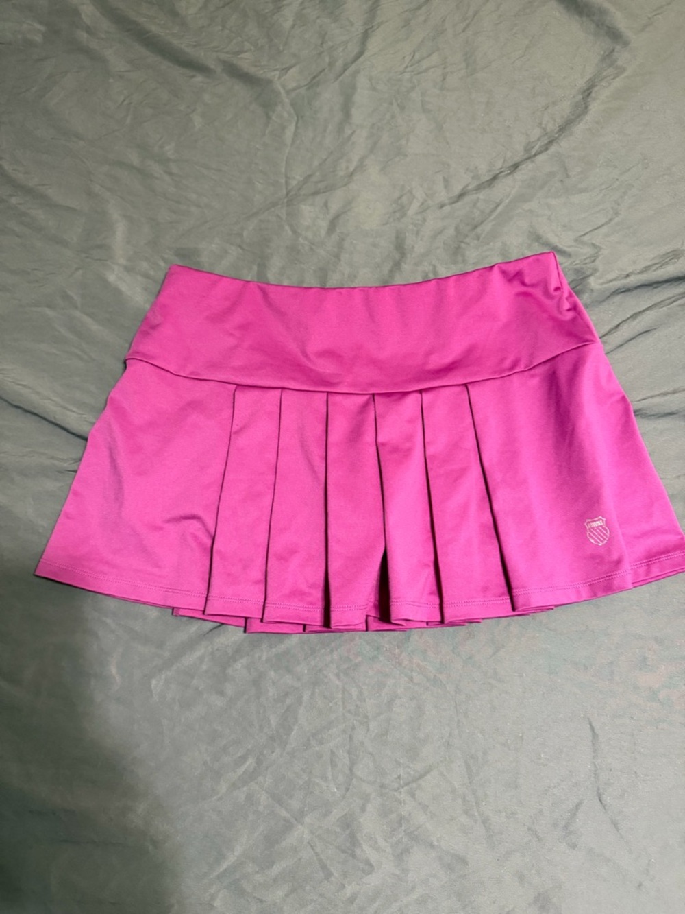 K-Swiss Bright Magenta Pleated Tennis Skirt